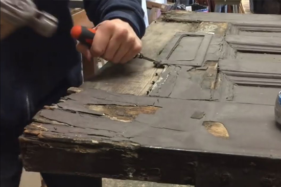 Boyes Hot Springs-wooden-door-repair