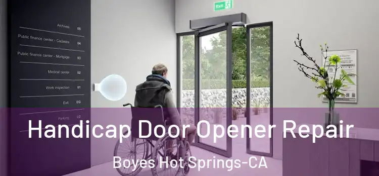  Handicap Door Opener Repair Boyes Hot Springs-CA